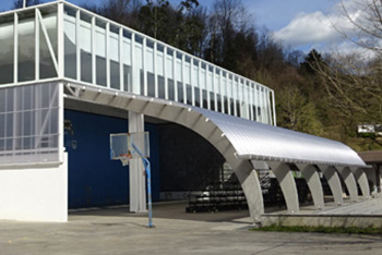 construcción frontón