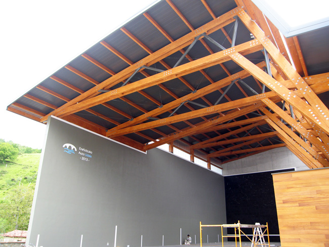 construcción de frontón