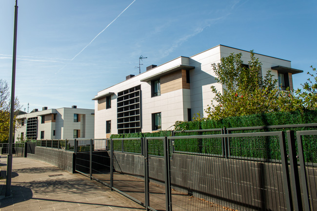 construcción de edificio de viviendas