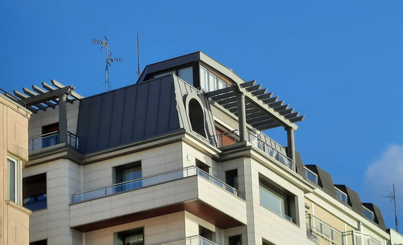 cubierta del edificio