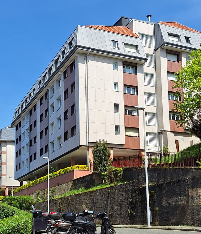 rehabilitación de fachada ventilada en donostia, gipuzkoa