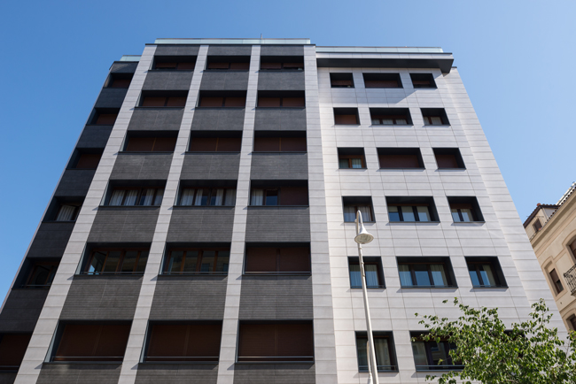 rehabilitación de fachada ventilada en miracruz, donostia, gipuzkoa