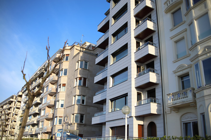 rehabilitación de fachada en donostia, gipuzkoa, calle zubieta