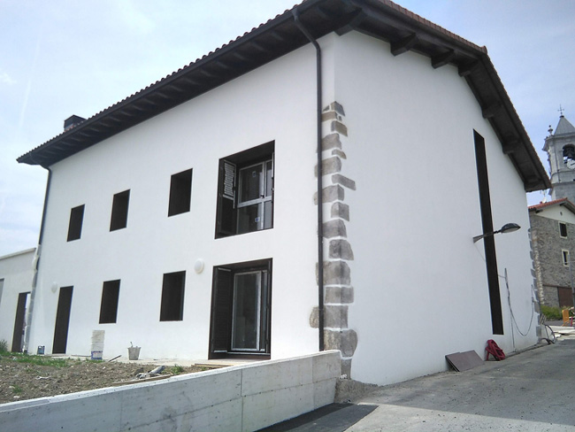 rehabilitación integral de edificio, vista lateral