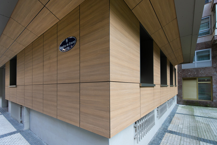 acabado de la fachada ventilada